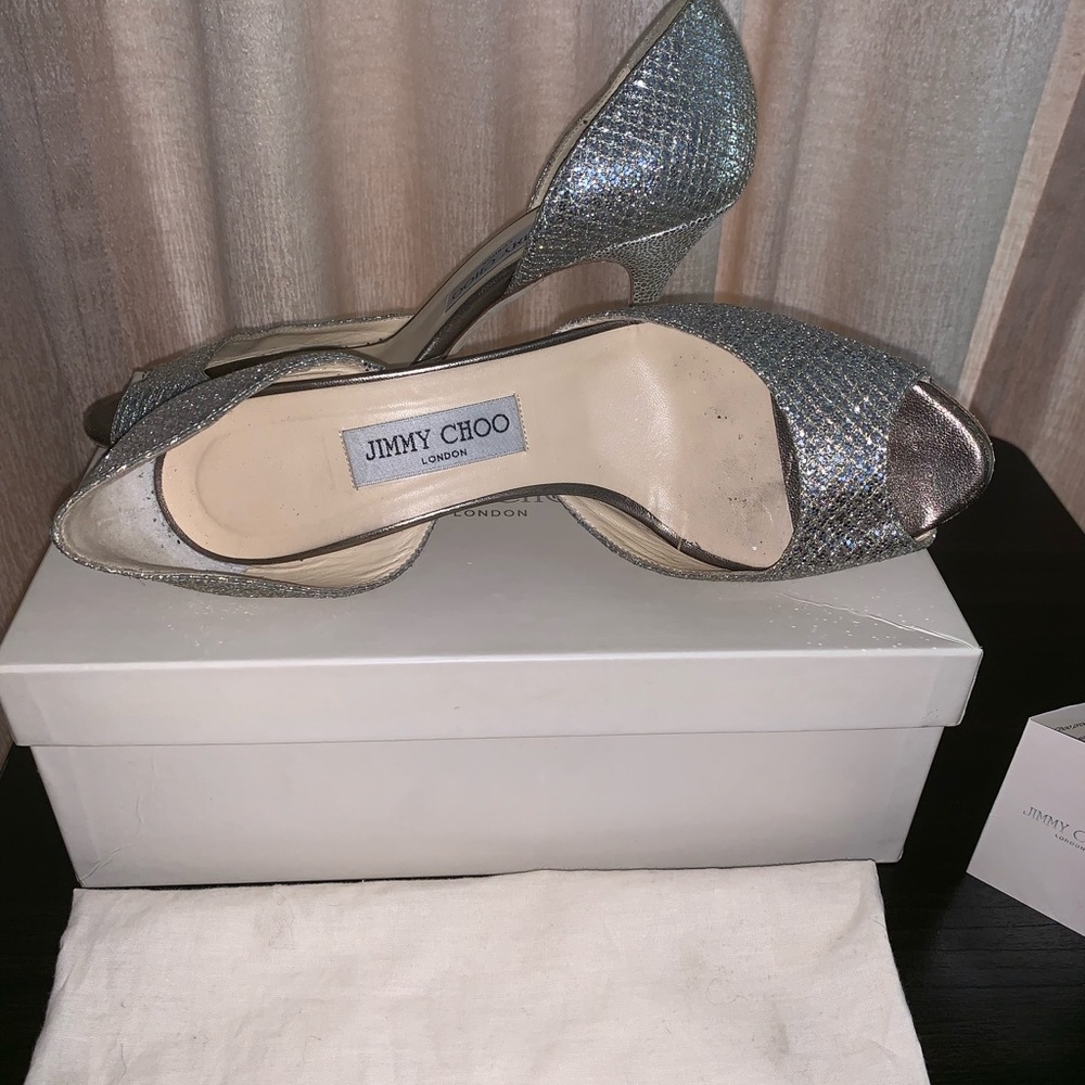 Jimmy Choo D’Orsay with Peep Toe